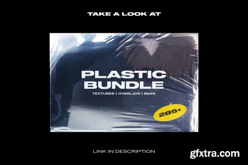 CreativeMarket - Plastic Bags Texture Branding Bundle 5753364