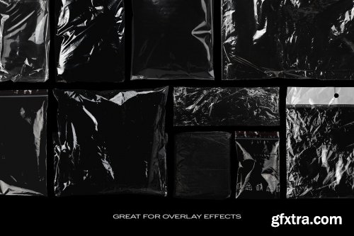 CreativeMarket - Plastic Bags Texture Branding Bundle 5753364
