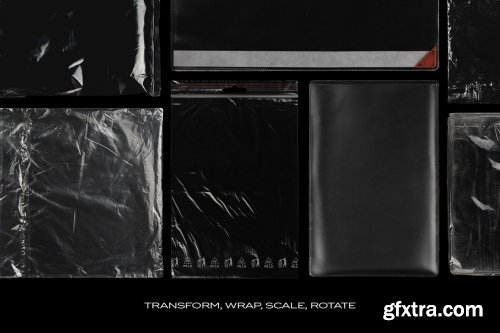 CreativeMarket - Plastic Bags Texture Branding Bundle 5753364