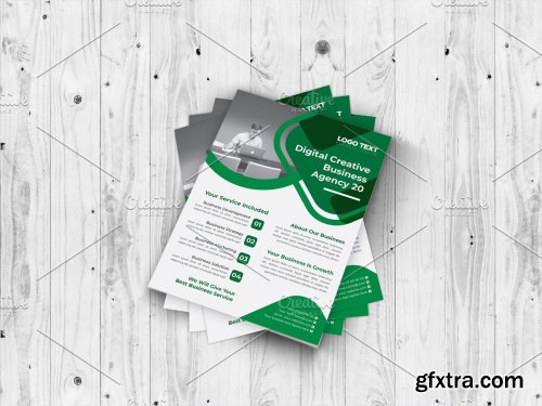 CreativeMarket - Corporate Business Flyers Bundle 5984364