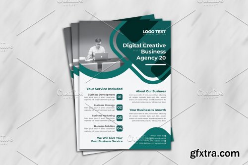 CreativeMarket - Corporate Business Flyers Bundle 5984364