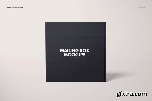 CreativeMarket - Mailing Box Mockup Set 4 6231872
