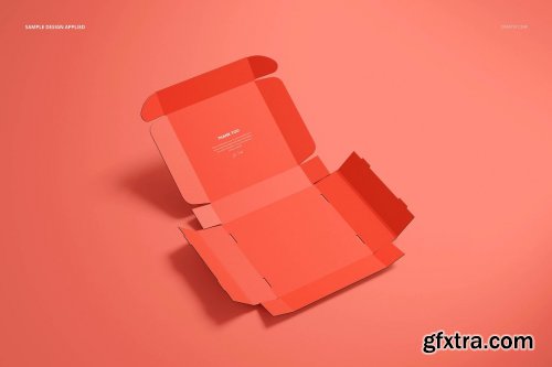 CreativeMarket - Mailing Box Mockup Set 4 6231872