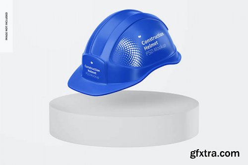 Construction helmet mockup