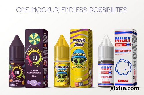 CreativeMarket - eLiquid Bottle Mockup v. 10ml-C Plus 6029751