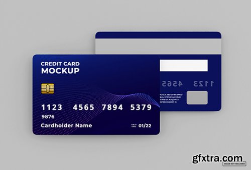 Credit card mockup