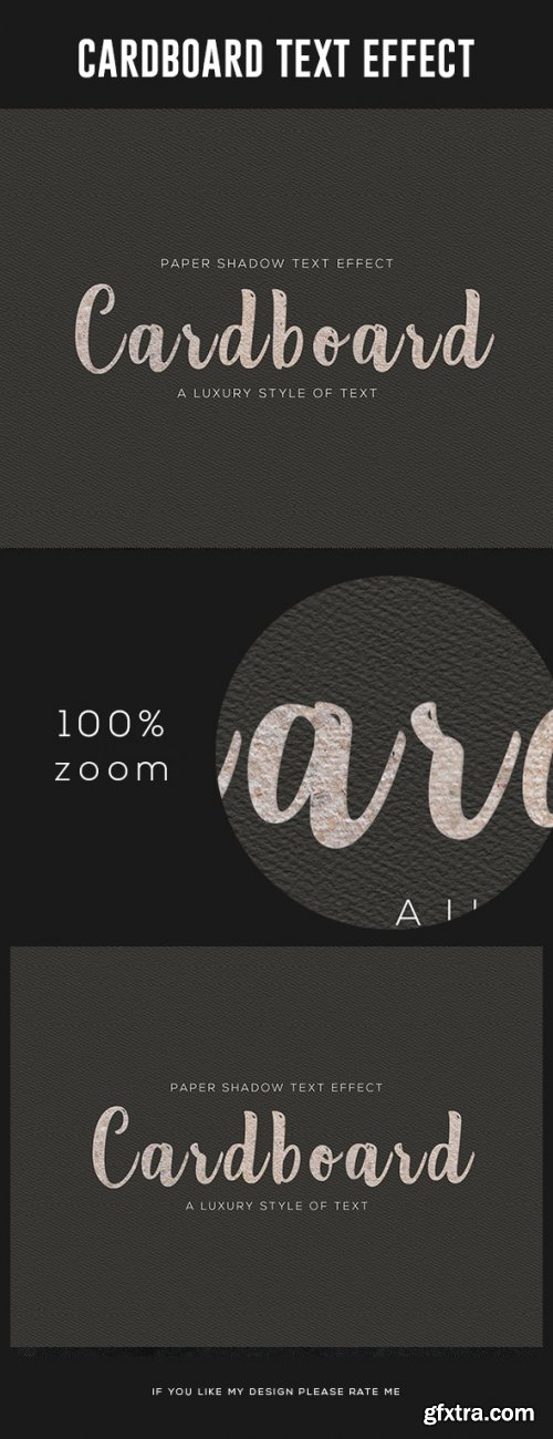 GraphicRiver - Cardboard Text Effect 24763834