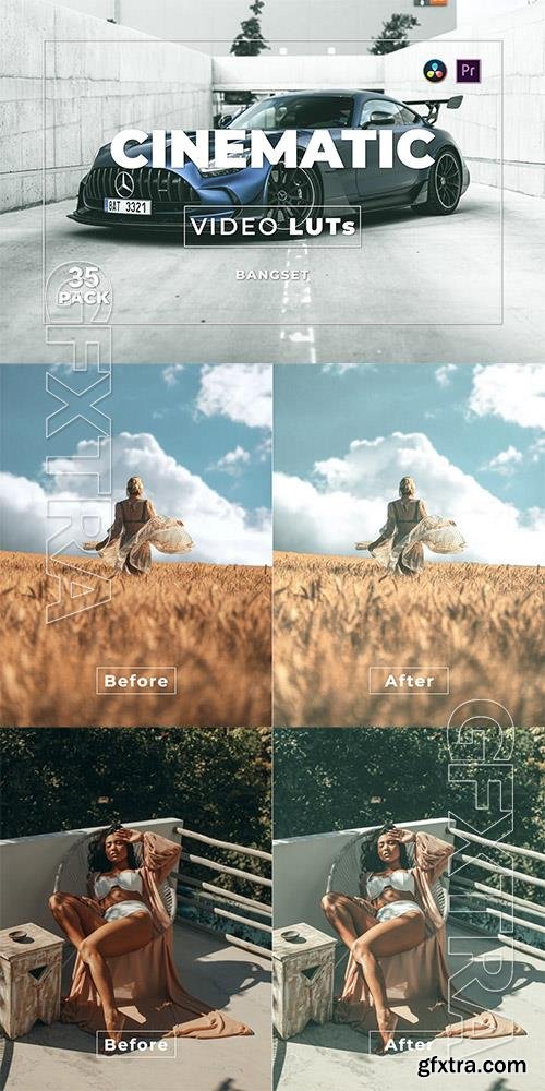 Bangset Cinematic Pack 35 Video LUTs MS5N87G