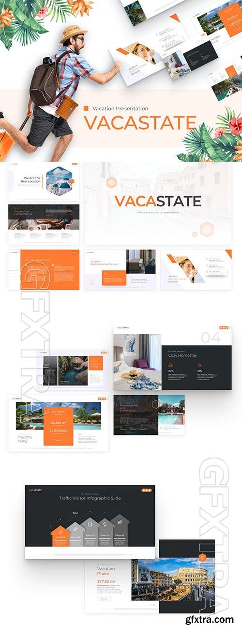 Vacastate Vacation Travel PowerPoint Template 5JJRHGF Vacastate Vacation Travel PowerPoint Template 5JJRHGF
