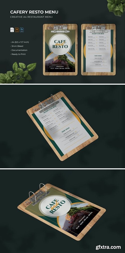 Cafery | Restaurant Menu