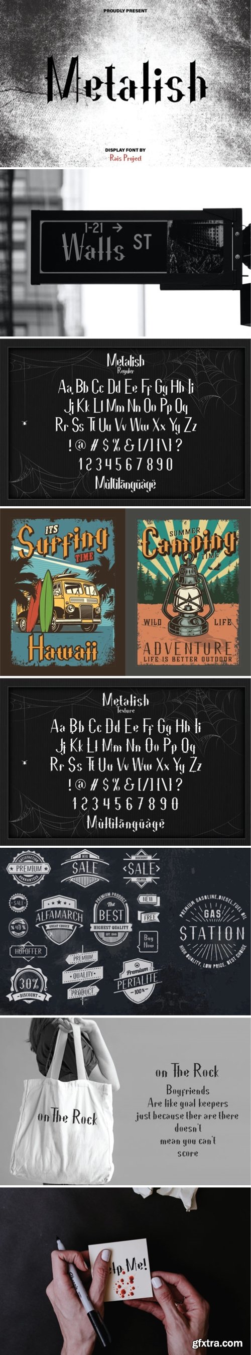Metalish Font