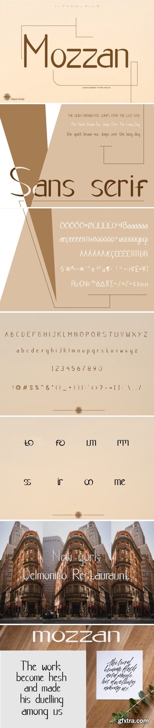Mozzan Font