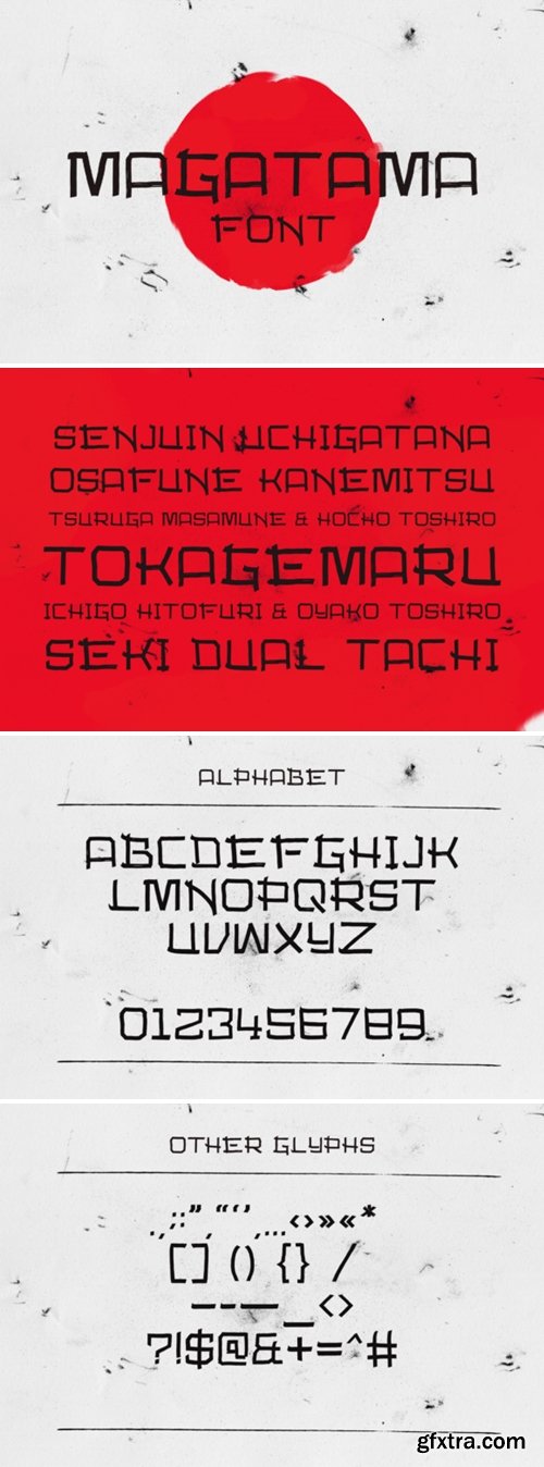 Magatama Font