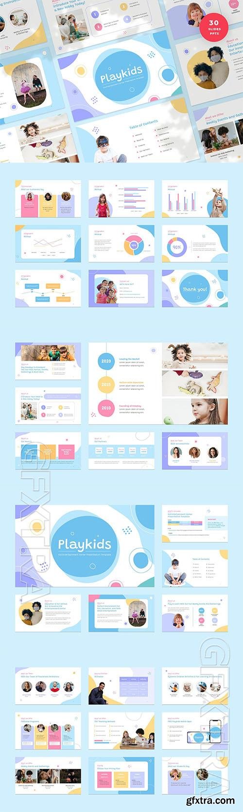 Kid Entertainment Center Powerpoint, Keynote and Google Slides Template Kid Entertainment Center Powerpoint, Keynote and Google Slides Template