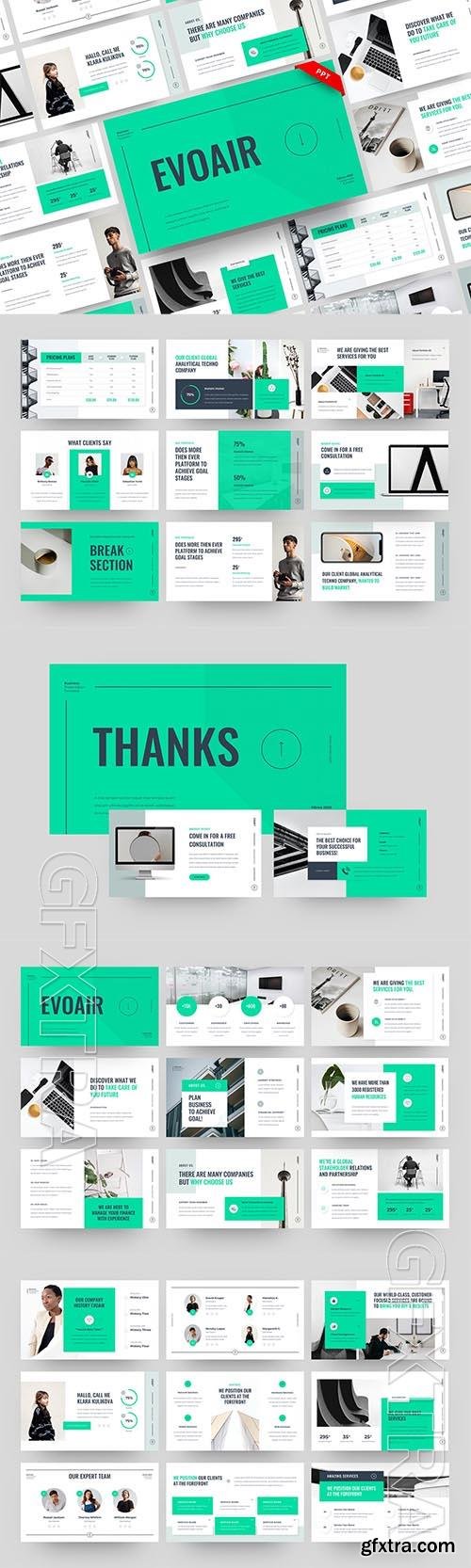 EVOAIR - Business Powerpoint, Keynote and Google Slides Template  