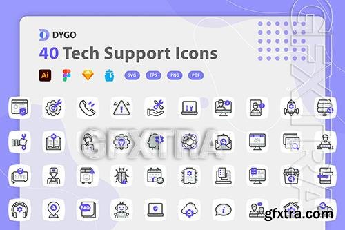 Dygo - Tech Support Icons N4MBAQ9 Dygo - Tech Support Icons N4MBAQ9