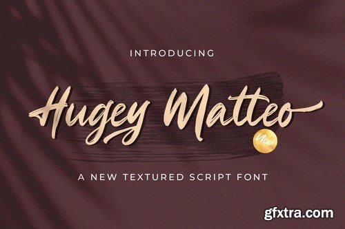 Higuey Matteo - Textured Brush Font