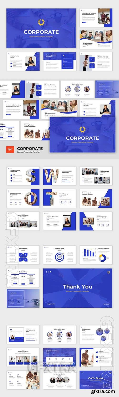 Corporate - Business Powerpoint, Keynote and Google Slides Template