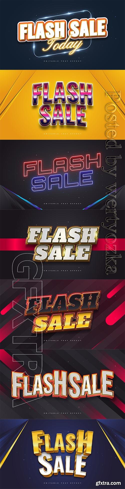 3d editable text style effect vector vol 820