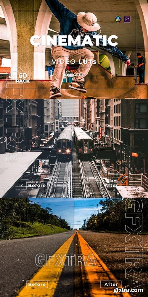 Bangset Cinematic Pack 60 Video LUTs FWHZTCZ