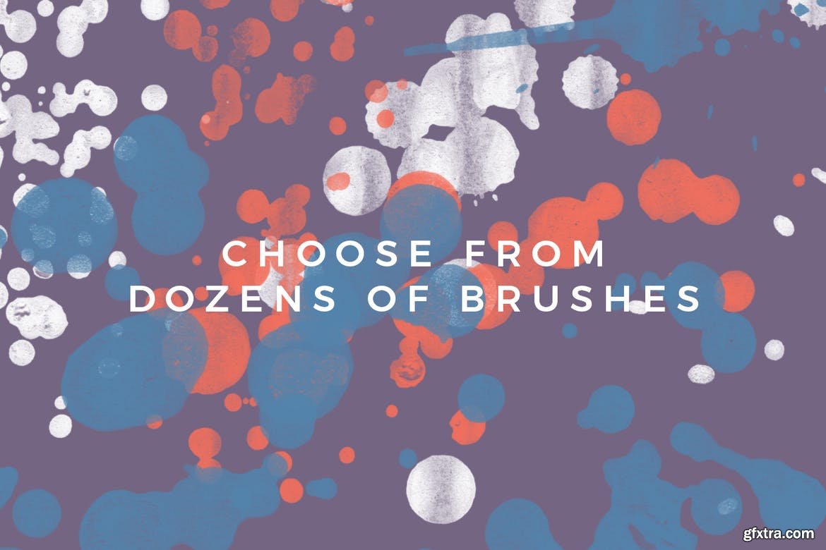 Paint Splatter Brushes » GFxtra