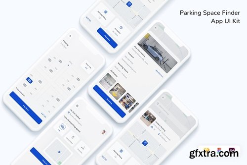 Parking Space Finder App UI Kit