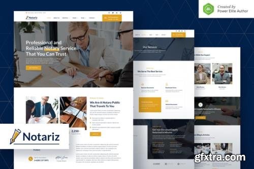 ThemeForest - Notariz v1.0.0 - Notary Public & Legal Services Elementor Template Kit - 33346105