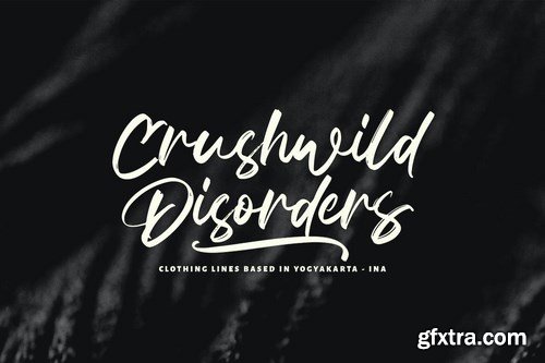 Celline Fram - Textured Brush Font