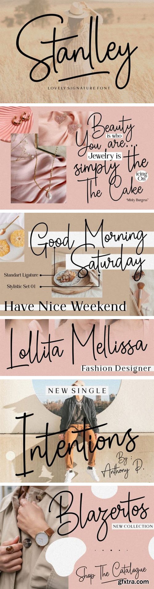 Stanlley Script - Lovely & Delicate Signature Font Stanlley Script - Lovely & Delicate Signature Font