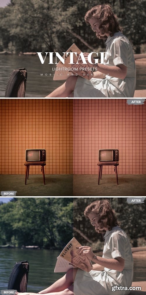 Vintage Lightroom Presets Dekstop and Mobile