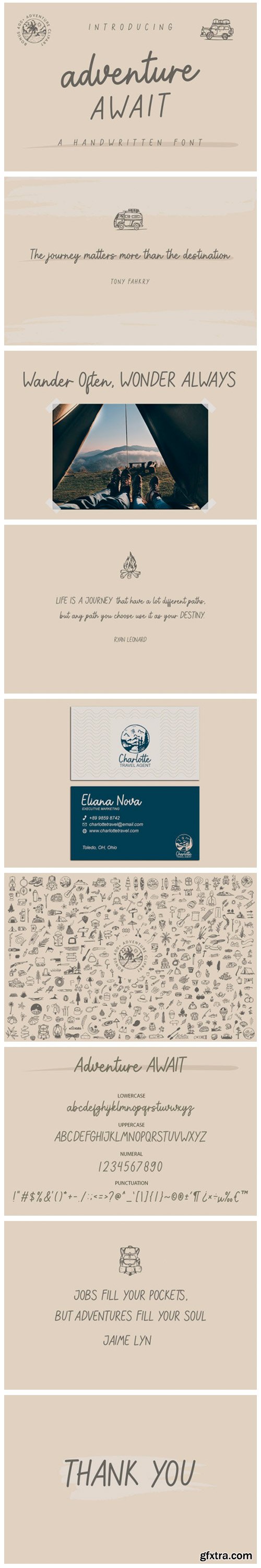 Adventure Await Font