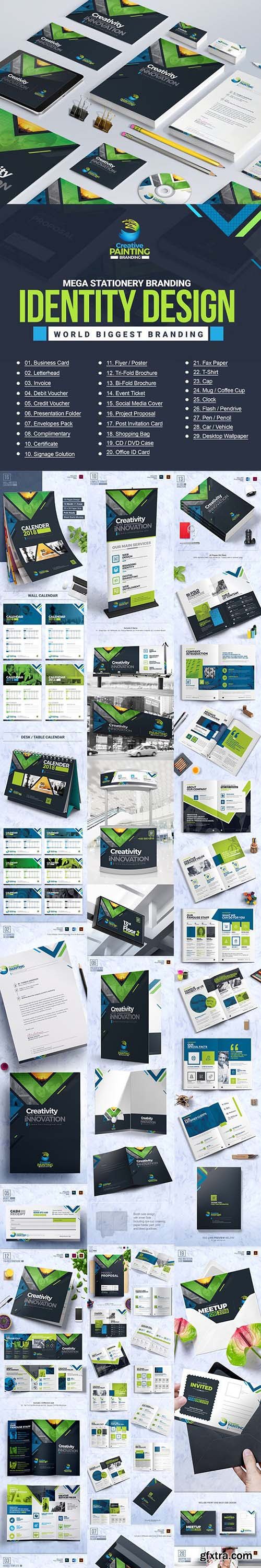 CreativeMarket - Business Mega Branding Bundle 2129176