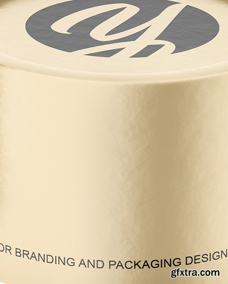 Metallized Tube With Tea Mockup 87021