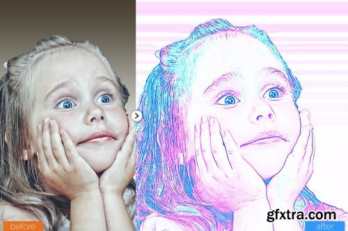 CreativeMarket - Cartoon Maker Photoshop Action V5 5457294