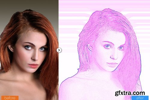 CreativeMarket - Cartoon Maker Photoshop Action V5 5457294