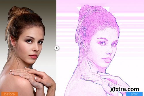 CreativeMarket - Cartoon Maker Photoshop Action V5 5457294