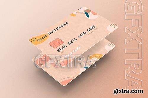 Credit Card Mockup J7676H3 Credit Card Mockup J7676H3