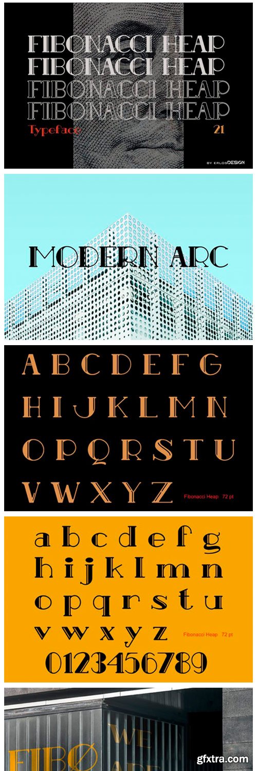 Fibonacci Heap Font Fibonacci Heap Font