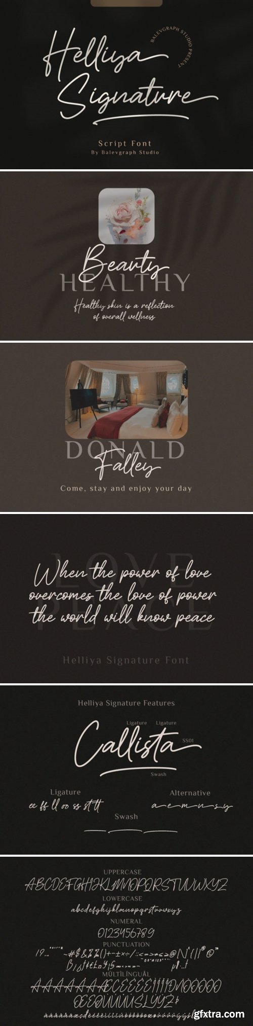 Helliya Signature Font