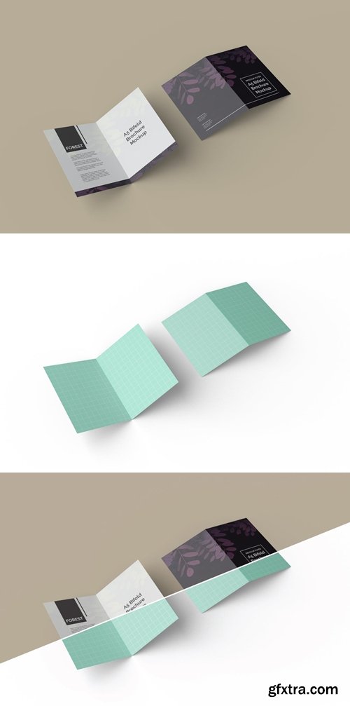 A5 Bifold Brochure Mockup