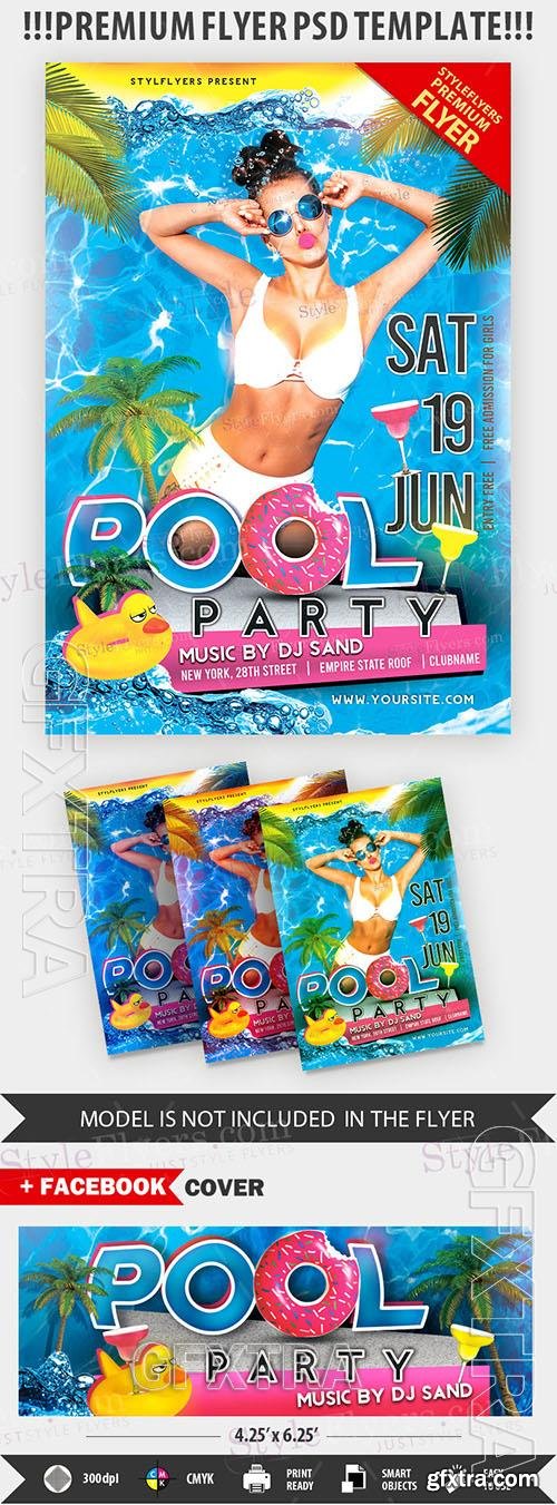 Pool Party PSD Flyer Template Pool Party PSD Flyer Template