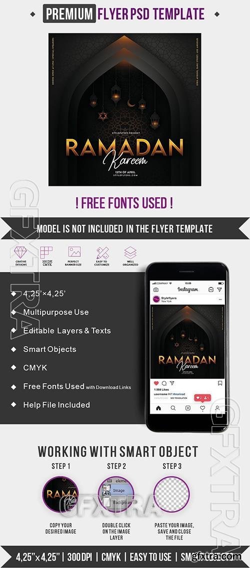 Ramadan Kereem PSD Flyer Template
