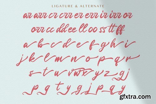 Rugani Payne - Textured Brush Font