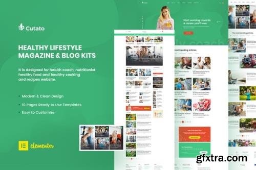 ThemeForest - Cutato v1.0.0 - Healthy Lifestyle Magazine & Blog Template Kit for Elementor - 32306863