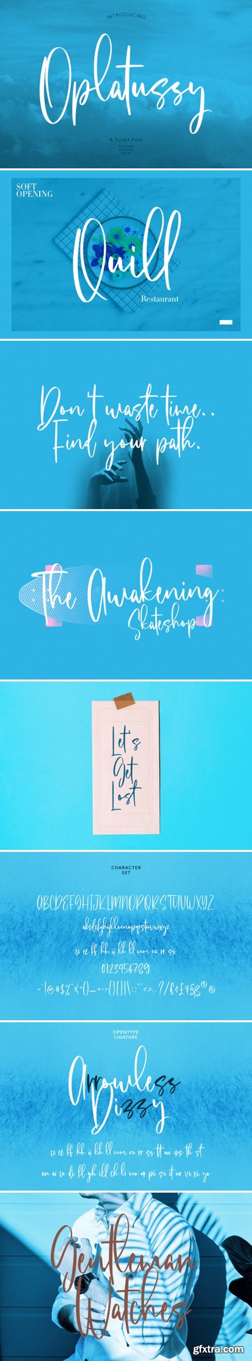 Oplatussy Script Font