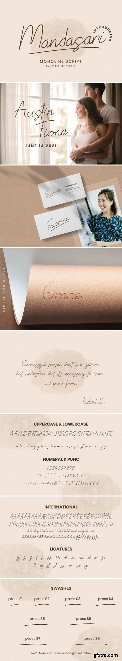 Mandasari Script Font