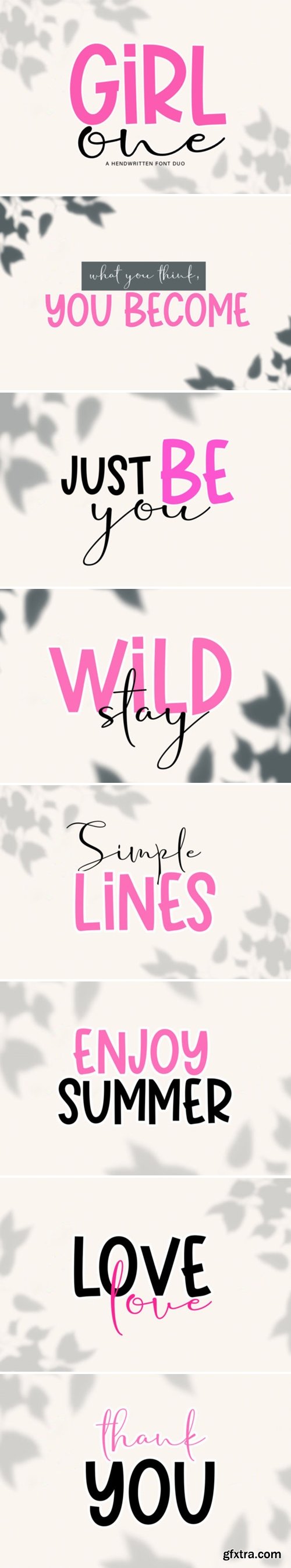 Girl One Font