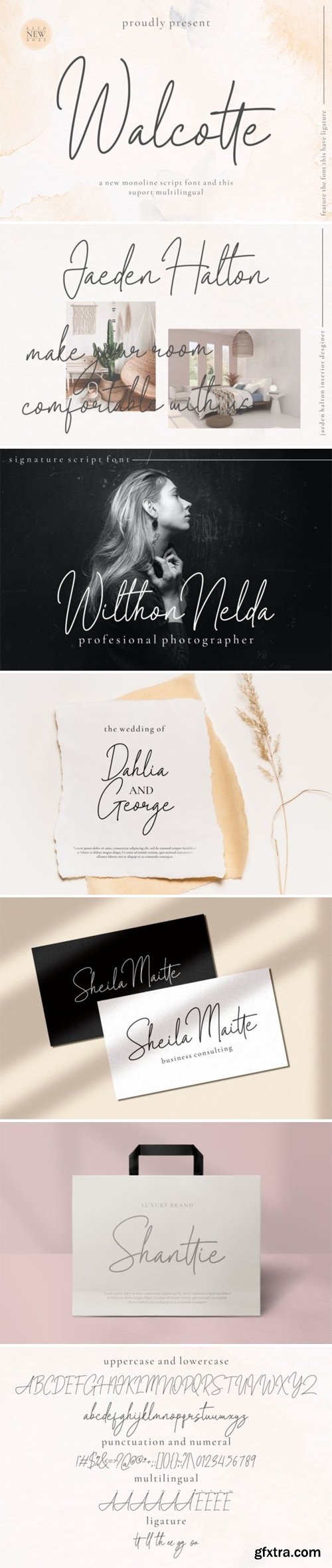 Walcotte Font