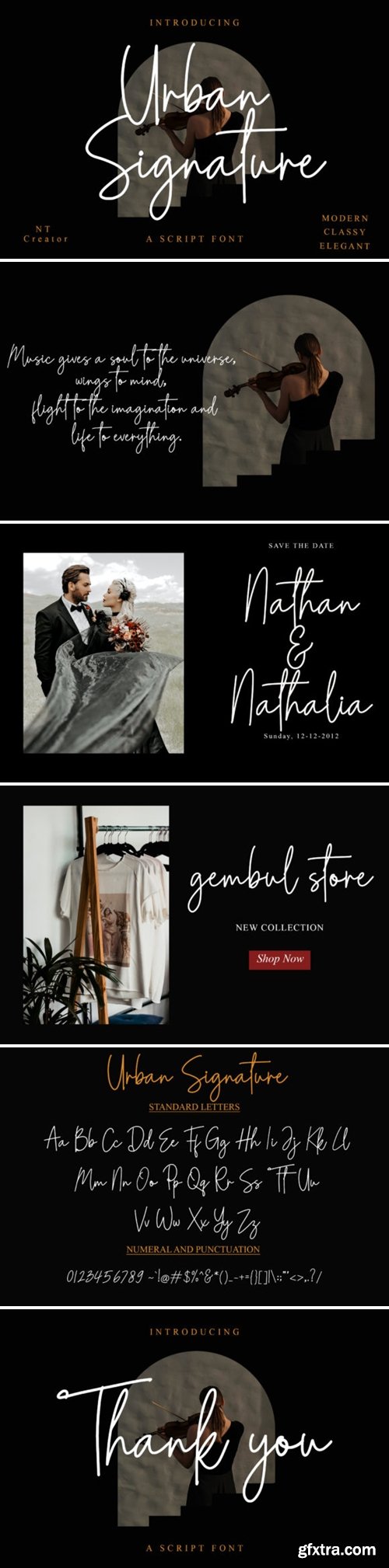 Urban Signature Font