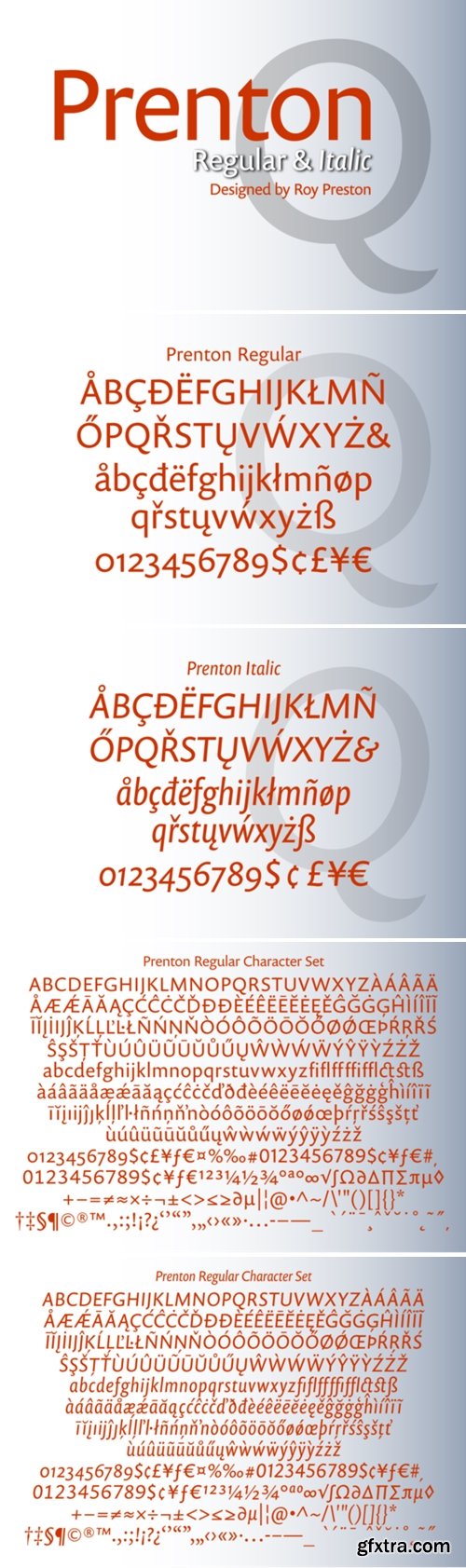Prenton Regular and Thin Font Font
